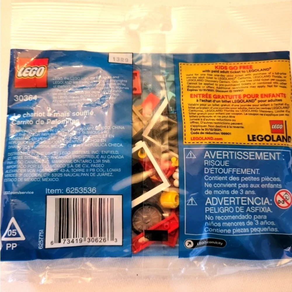 LEGO CITY: Popcorn Cart (30364)